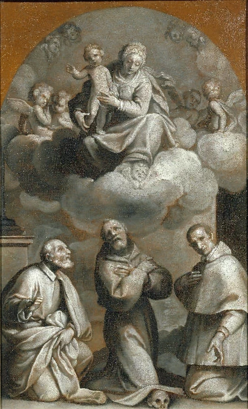 Madonna con Bambino, San Giuseppe, San Francesco d'Assisi e San Carlo Borromeo - Accademia Carrara, bergamo